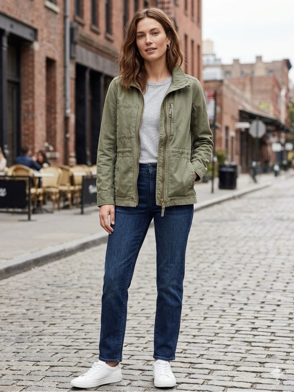 Madewell Fleet Jacket in Olive Green